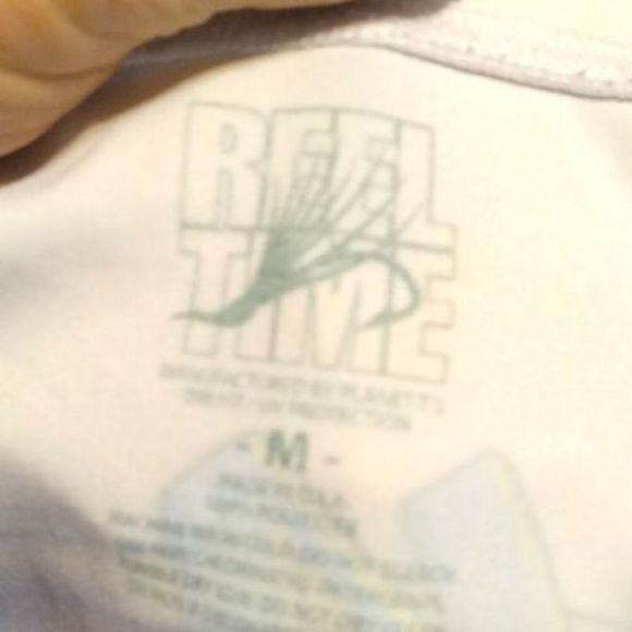 Reel Time White Long Sleeve Key‎ West Graphic Tee Men's Size Medium - Picture 7 of 7